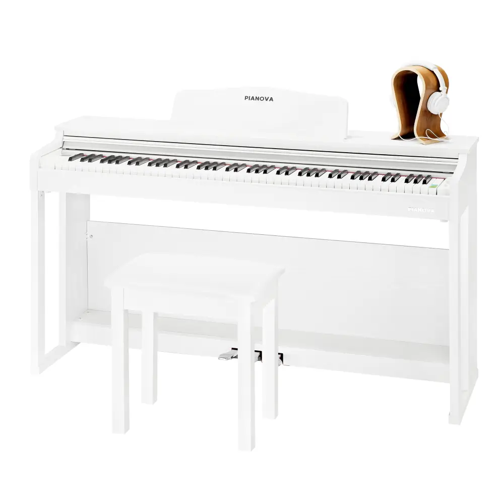 Пианино PIANOVA MA-800 WH + Банкетка + Наушники